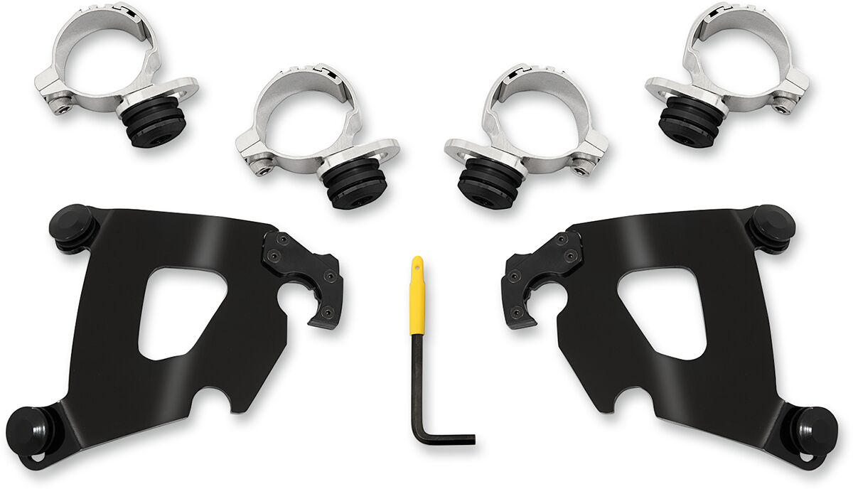 MOUNTING KIT TRIGGER-LOCK CAFE-FAIRING BLACK