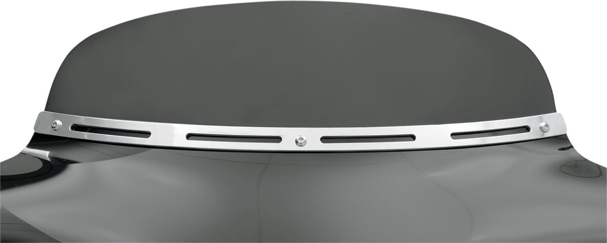 WINDSHIELD TRIM BATWING-FAIRING SLOTTED FATS POLISHED