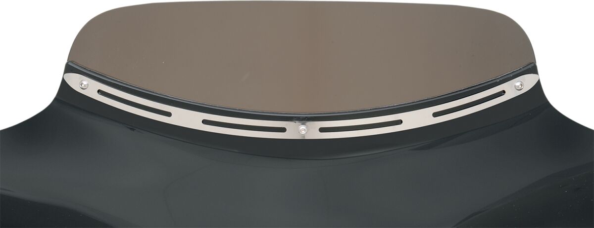 WINDSHEILD TRIM BATWING-FAIRING SLOTTED SLIM POLISHED