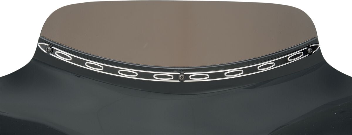 WINDSHIELD TRIM BATWING-FAIRING ELLIPSE BLACK