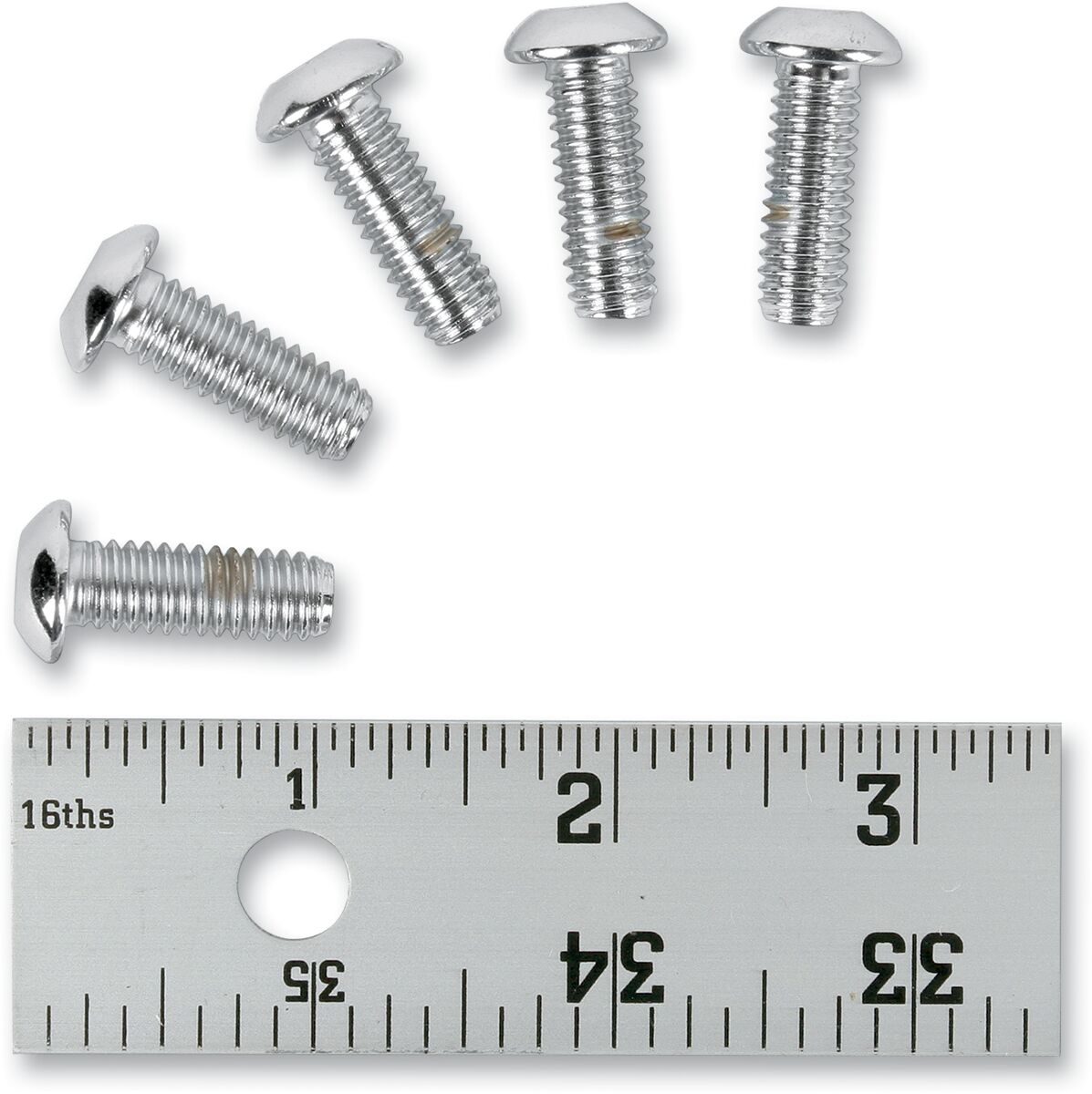 Ketta poltide komplekt, sisekuuskant 5/16"-18 X 7/8", kohandatud asendus, kroom, naturaalne