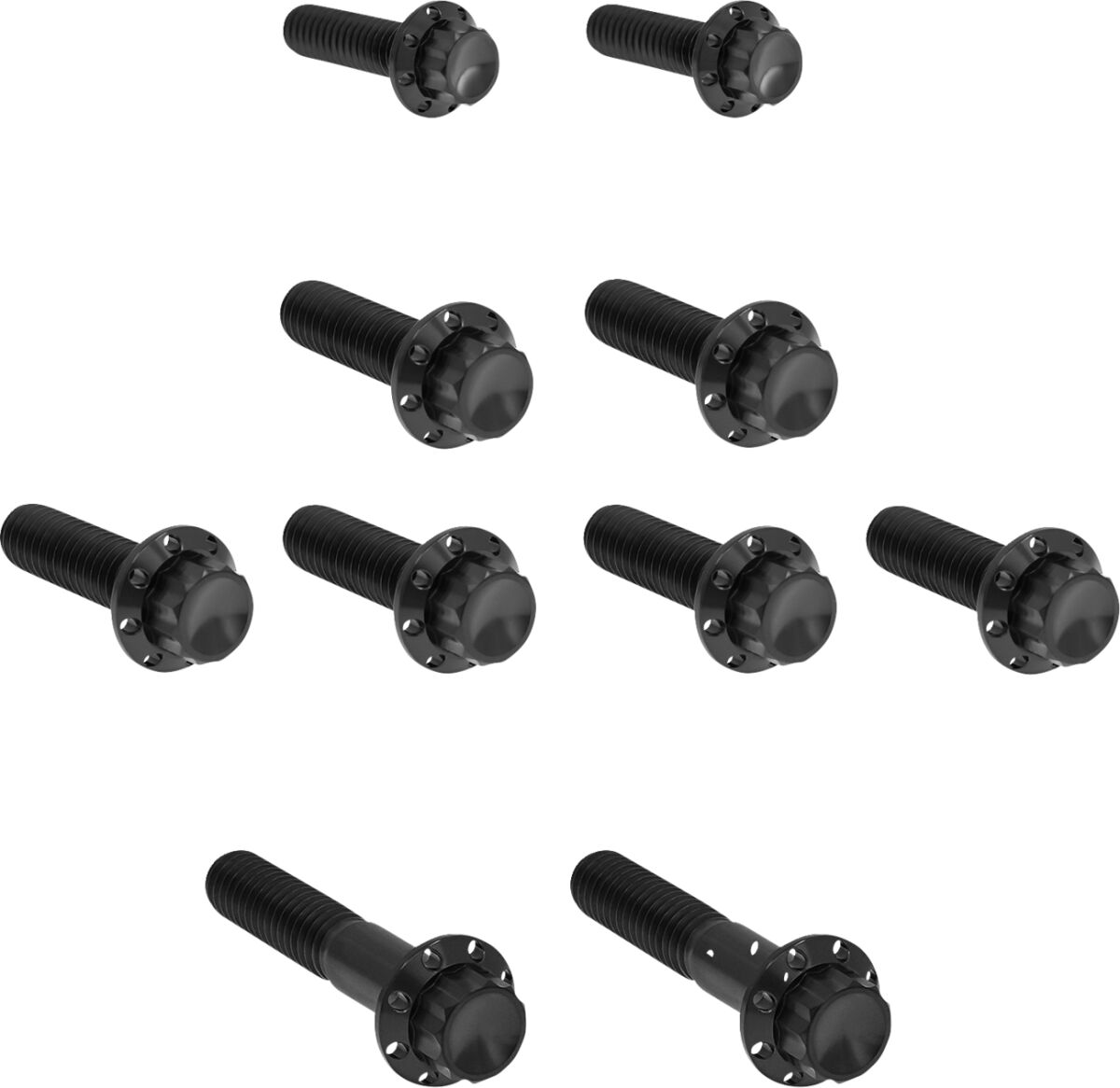Poldikomplekt, käigukasti küljekate/luuk, 12-kant, must