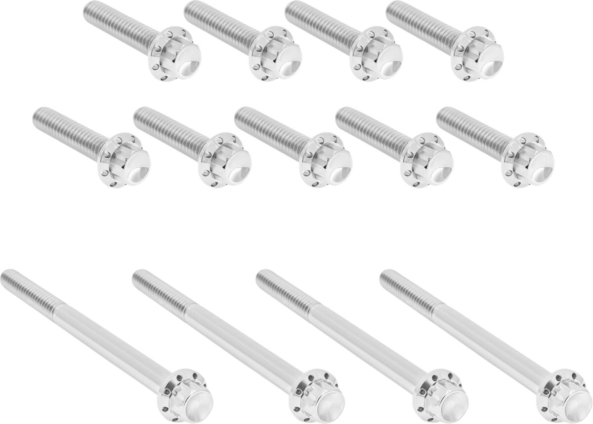 Primaarkatte kinnitusdetailide komplekt, titaan, 12PT, poleeritud