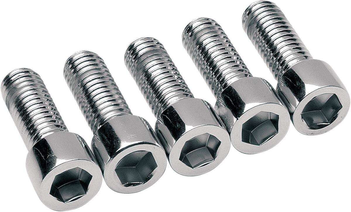 SPROCKET BOLT/PULLEY BOLT SMOOTH 7/16" -14 X 1 1/4" CUSTOM REPLACEMENT CHROME NATURAL