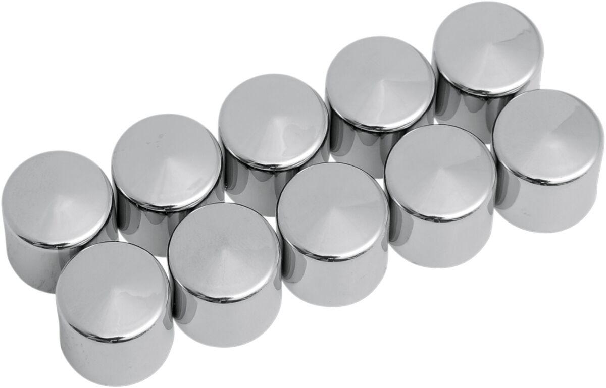 CHROME HEX BOLT/NUT COVER DEEP 9/16"