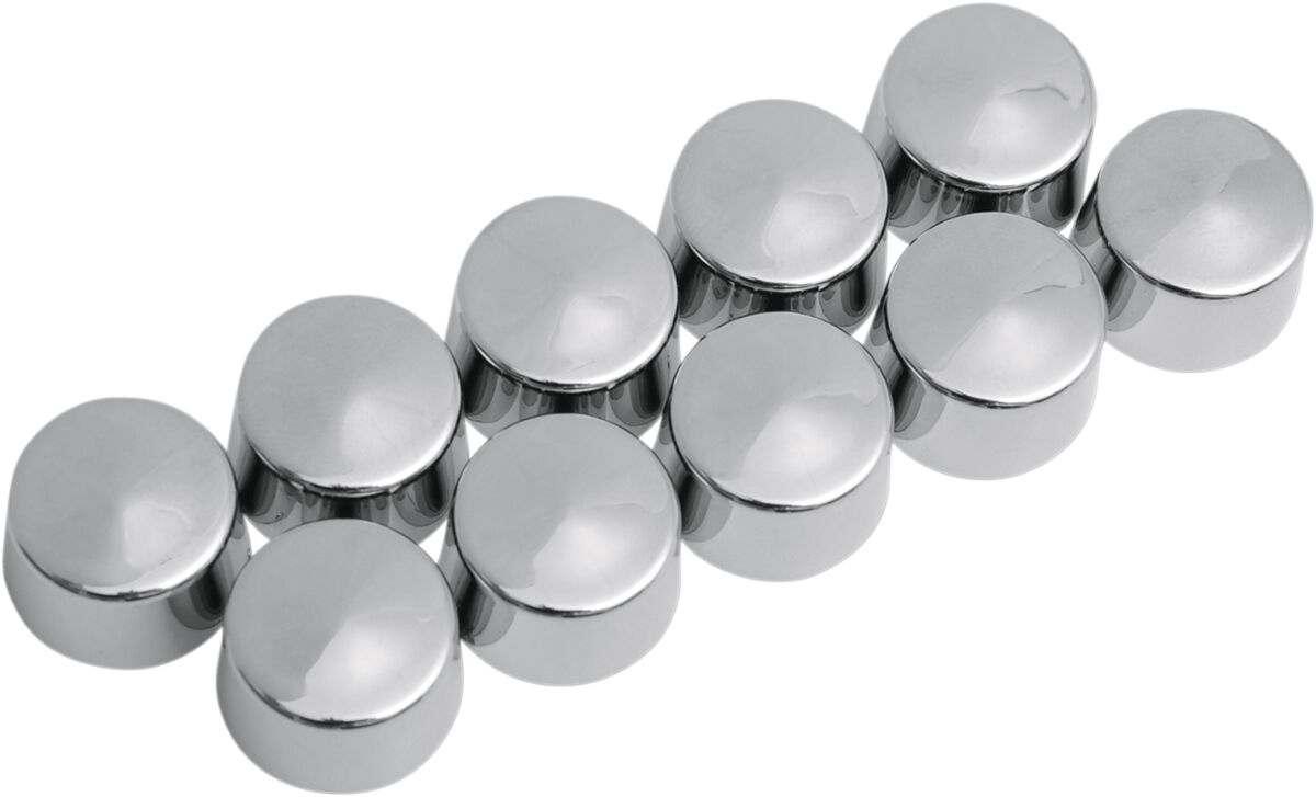 CHROME HEX BOLT/NUT COVER 10MM