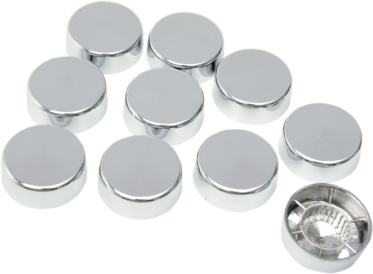 CHROME HEX BOLT/NUT COVER 5/8" W/ WASHER