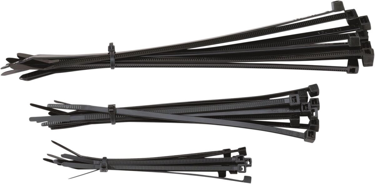 CABLE TIES 4" | 6" | 8" BLACK 30-PACK