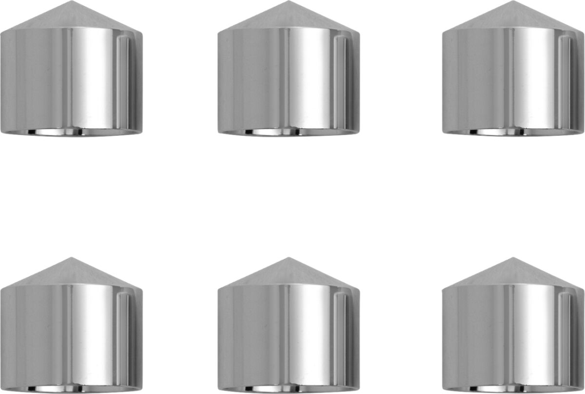 ROCKER BOX BOLT CAPS CHROME