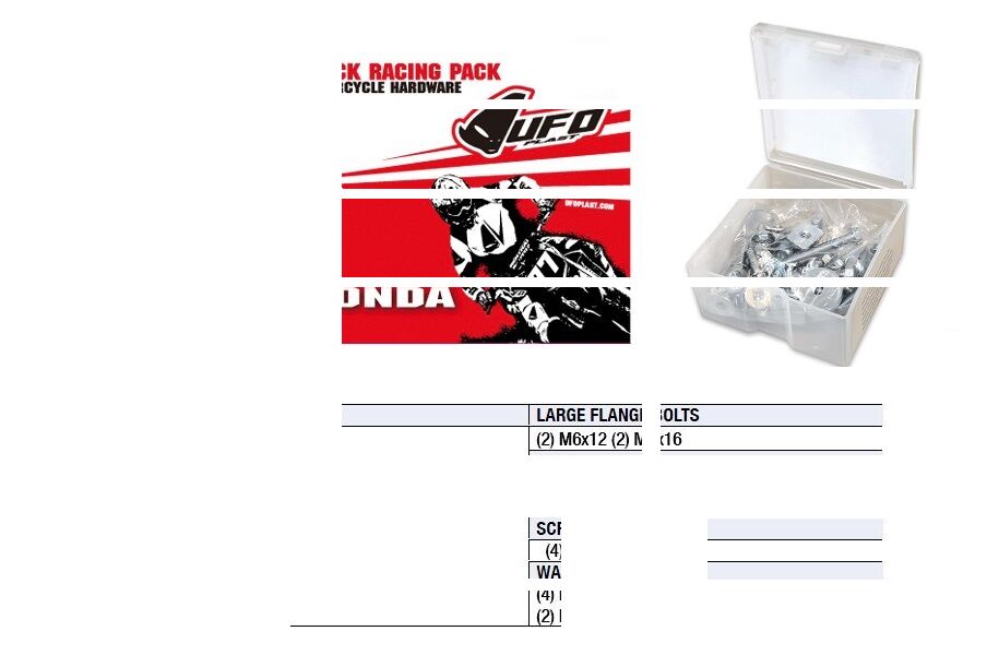 HARDWARE TRACK RACING PACK HONDA