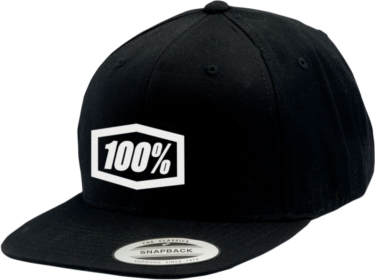 SNAPBACK HAT BLACK/WHITE ONE SIZE