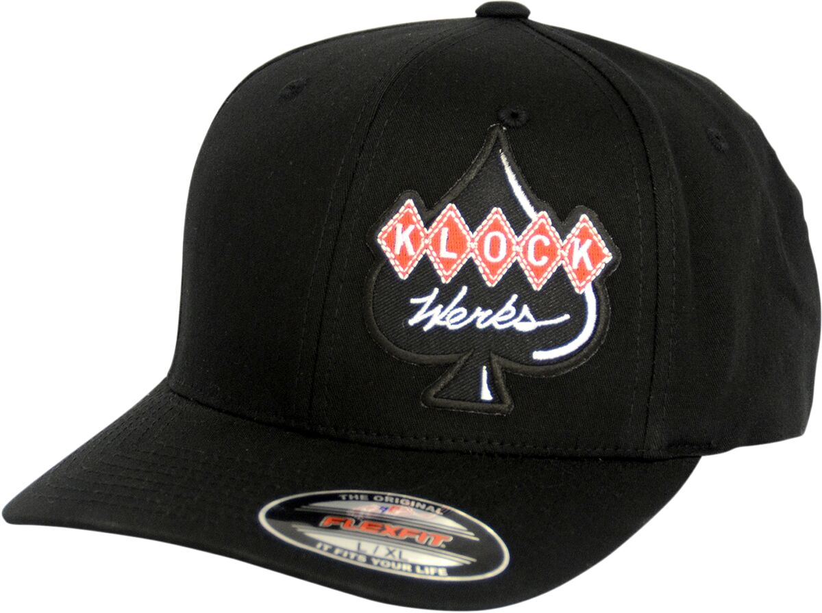 Nokamüts Klock Werks FlexFit, nihutatud logoga, S/M