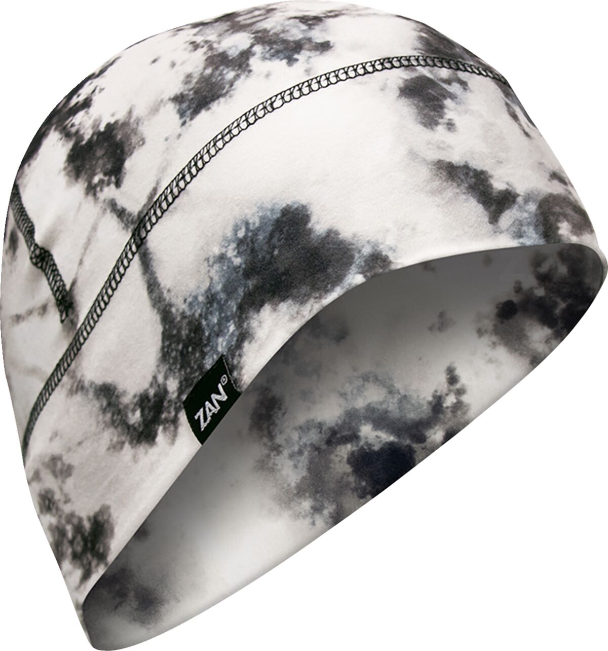 Müts Sportflex, must-valge tie-dye