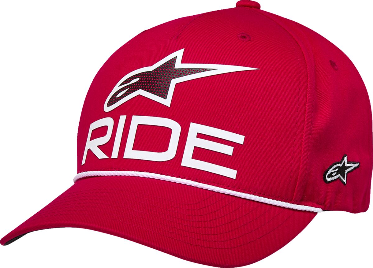 Müts, kaardus nokk, snapback, Ride Comp, punane