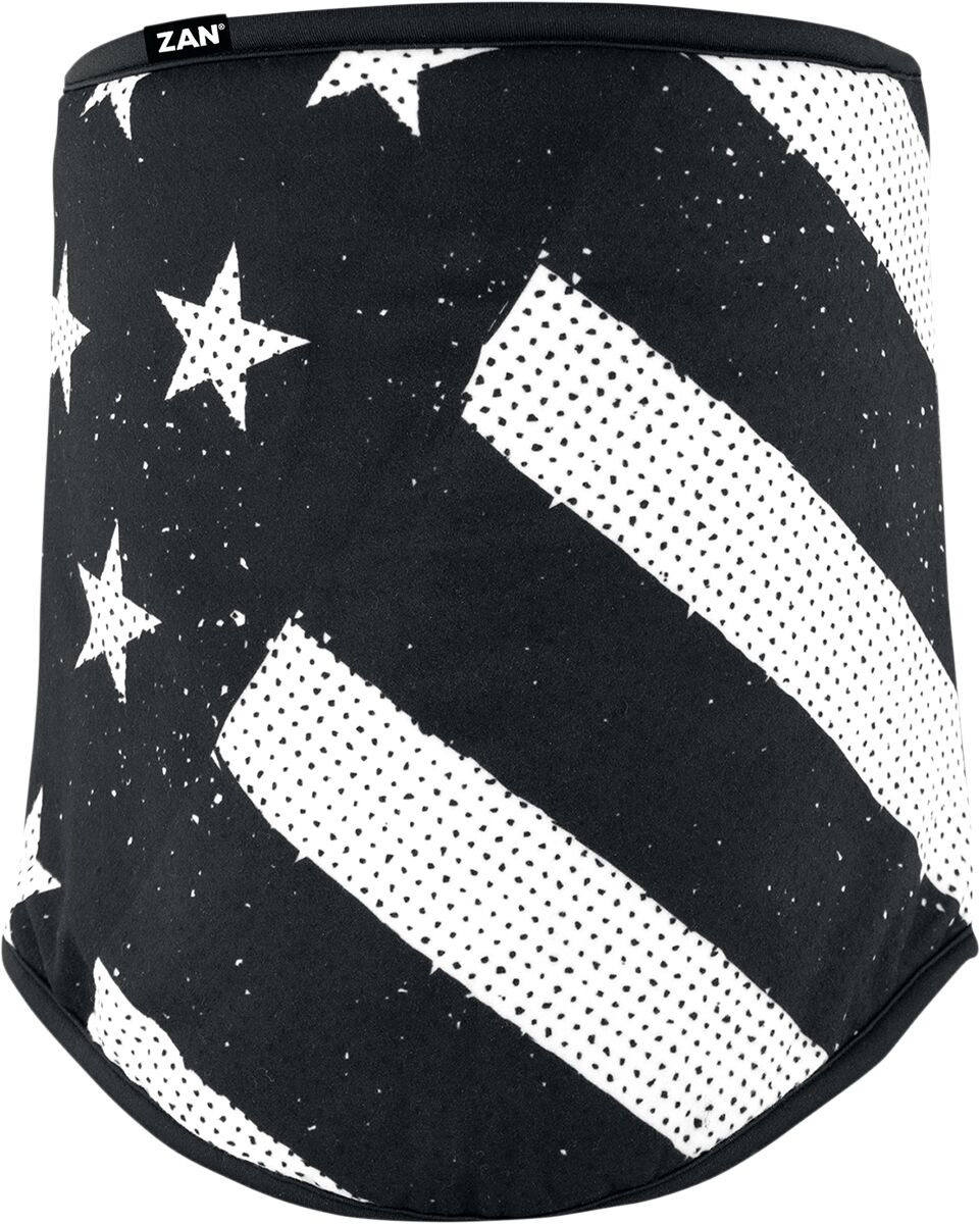 NECKGAITR SF BLKWHT FLAG