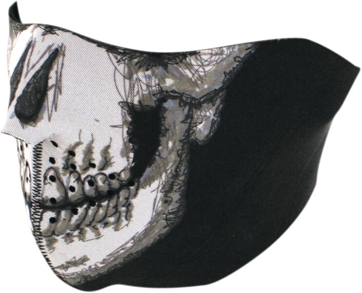 Poolmask, pealuu nägu, üks suurus