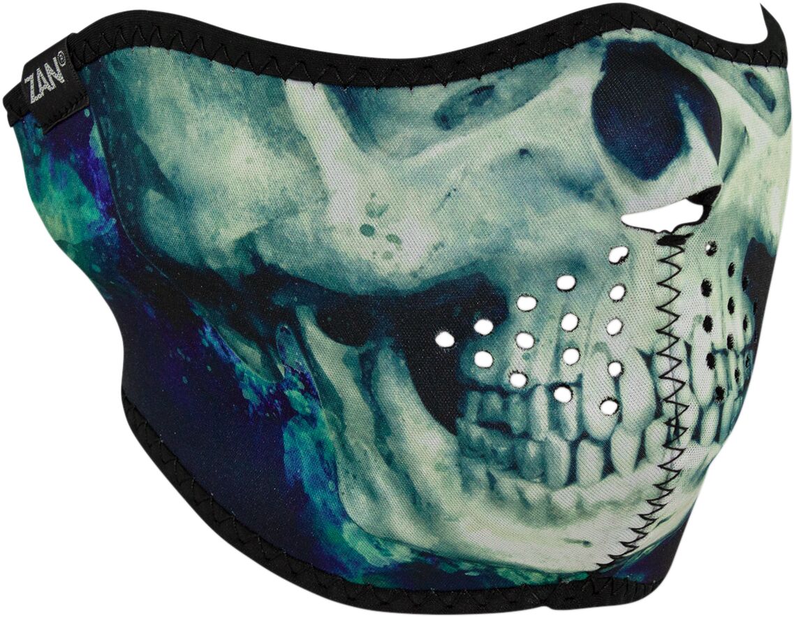 Poolmask, maalitud pealuu