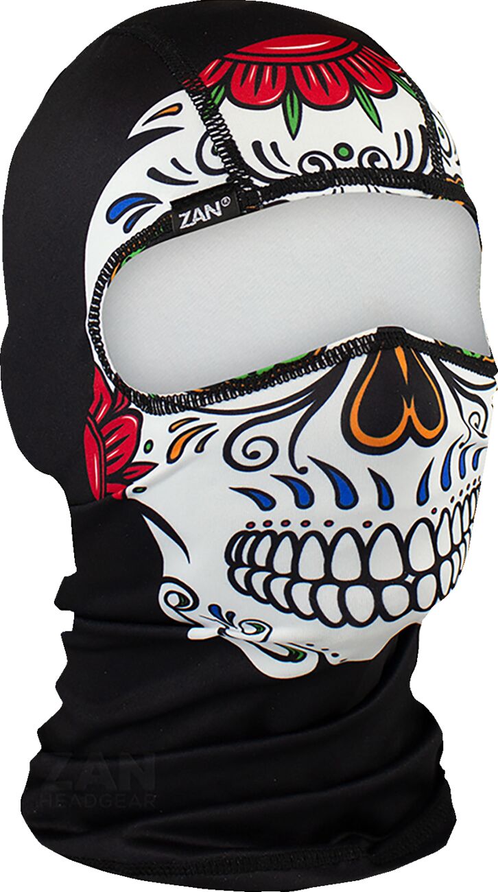 Balaklava, polüester, Muerte pealuu