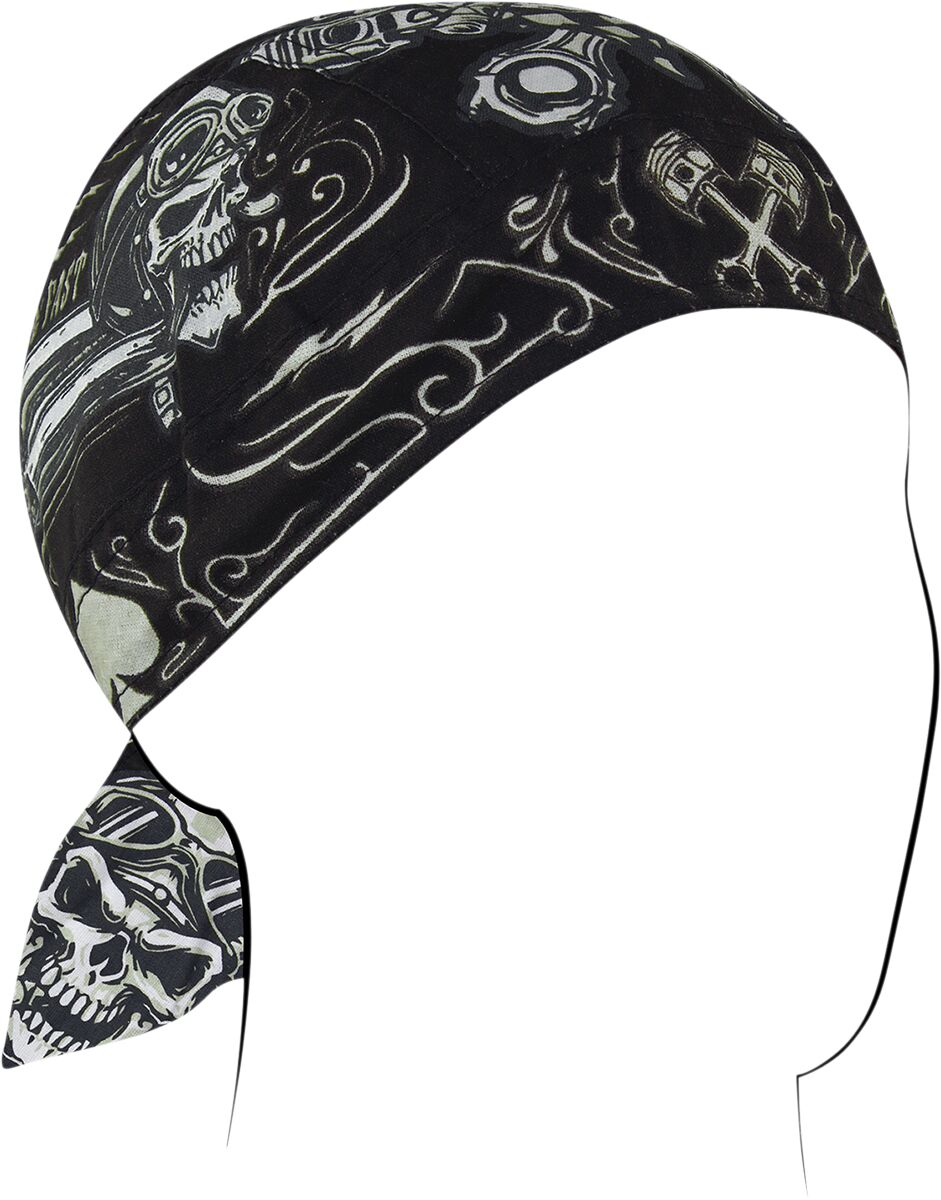 FLYDANNA COTN BIKER SKULL