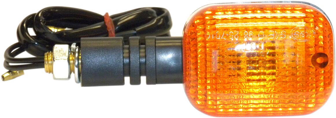 Suunatuli, must korpus, oranž klaas