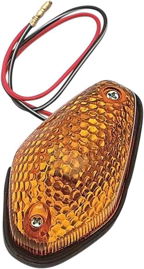 MARKER LIGHT TEAR DROP AMBER LENS