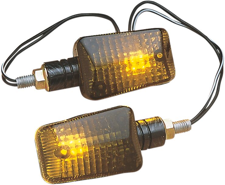 MARKER LIGHT UNIVERSAL MINI-STALK CARBON FIBER BODY SMOKE LENS