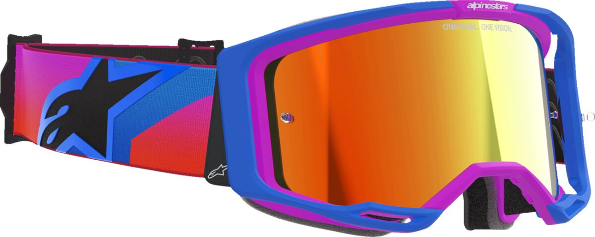 Prillid Vision 8 Corp, sinine/lilla/oranž, punane peegelklaas
