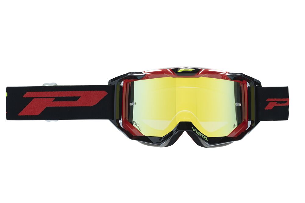 Prillid Pro Grip Vista, must-punane