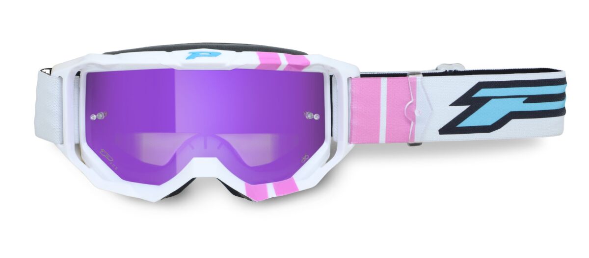 Prillid 3300FL Vision GO, valge/roosa, violetne peegelklaas