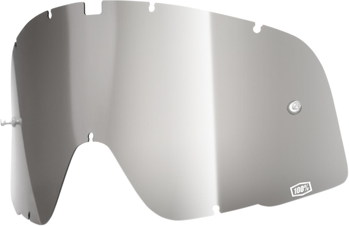 MIRROR SILVER REPLACEMENT LENS FOR 100% BARSTOW GOGGLES