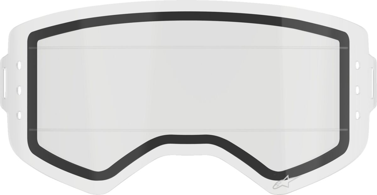 LENS GOGGLE DOUBLE PANE ROLL-OFF STECH CLR