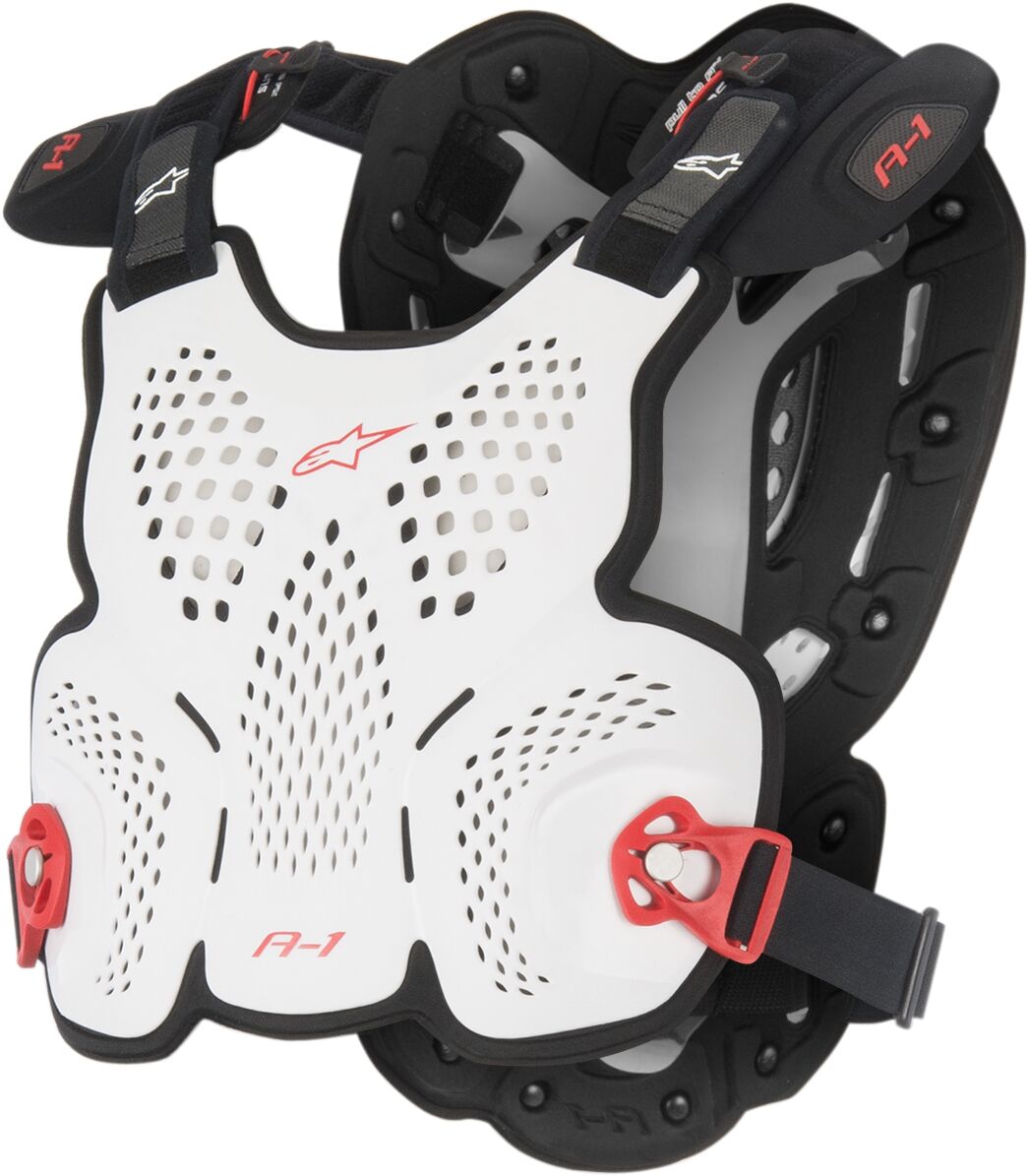 A-1 OFFROAD ROOST GUARD BLACK/WHITE M/L