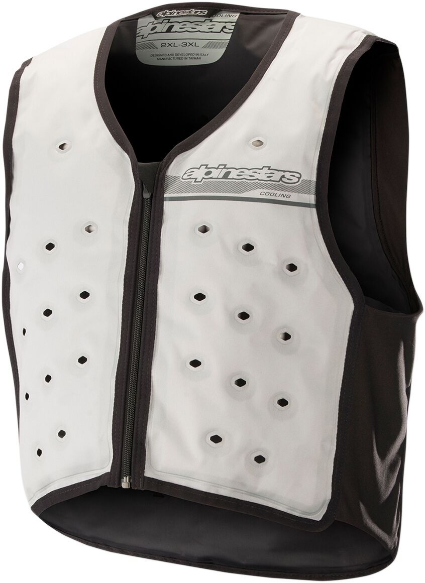 Jahutusvest, helehall/tumehall, 2XL/3XL