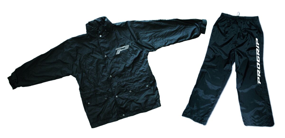 RAINSUIT WATERPROOF BLACK X-LARGE
