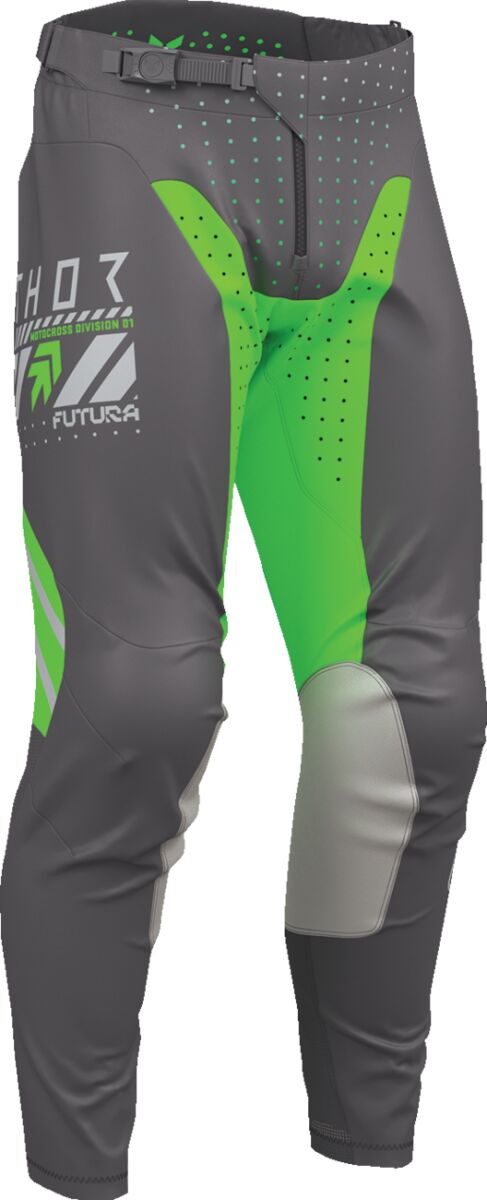 PANT LAUNCHMODE FUTURA CHAR/GRN 44