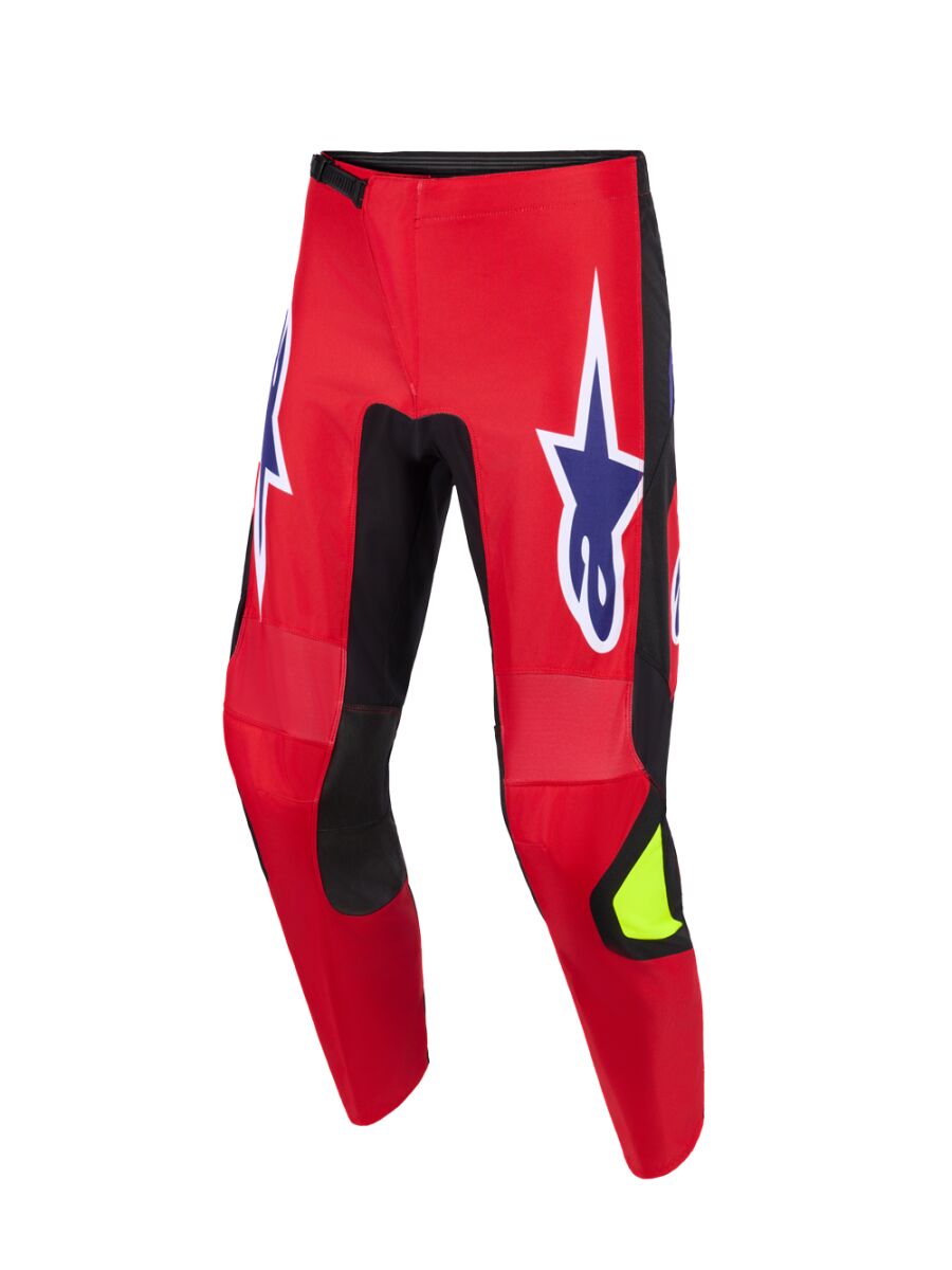 PANT FLUID GRID RED/BLK/PURP 36