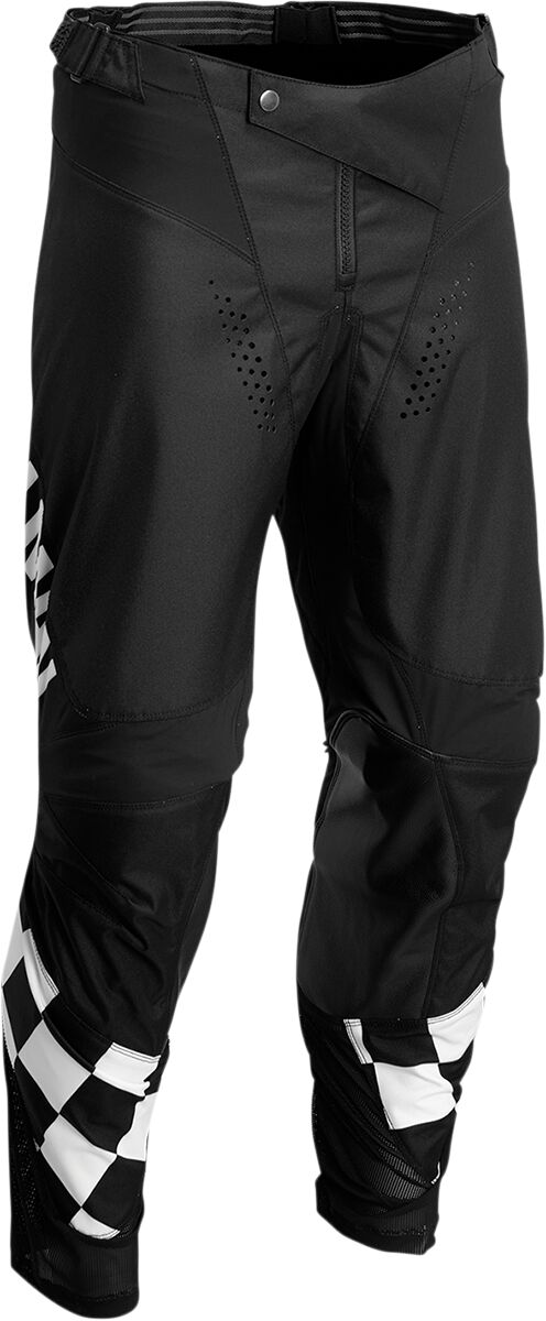 Differ Cheq Pants - Black/White - US 36