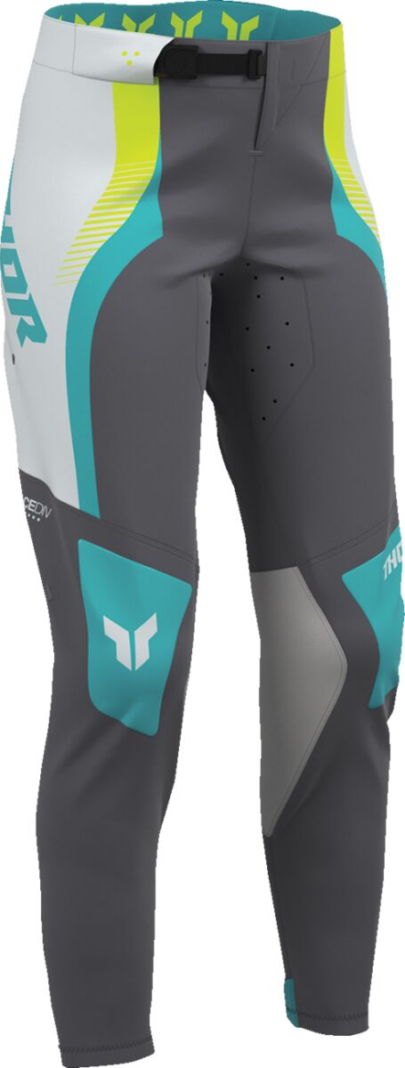 Naiste püksid SportMode Velocity, hall/aqua, 1/2