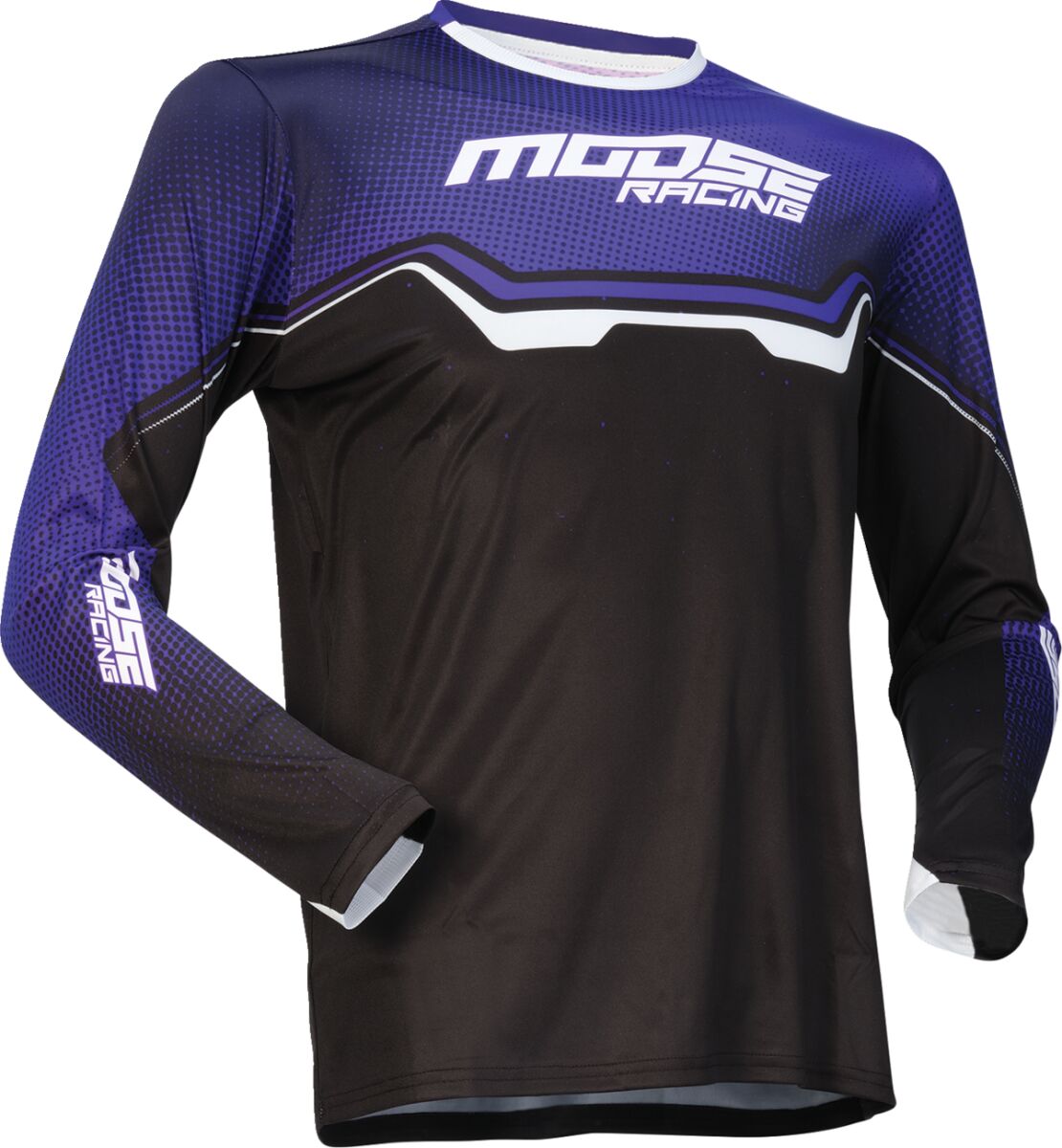 JERSEY YOUTH QUALIFIER PURPLE/BLACK/WHITE XL