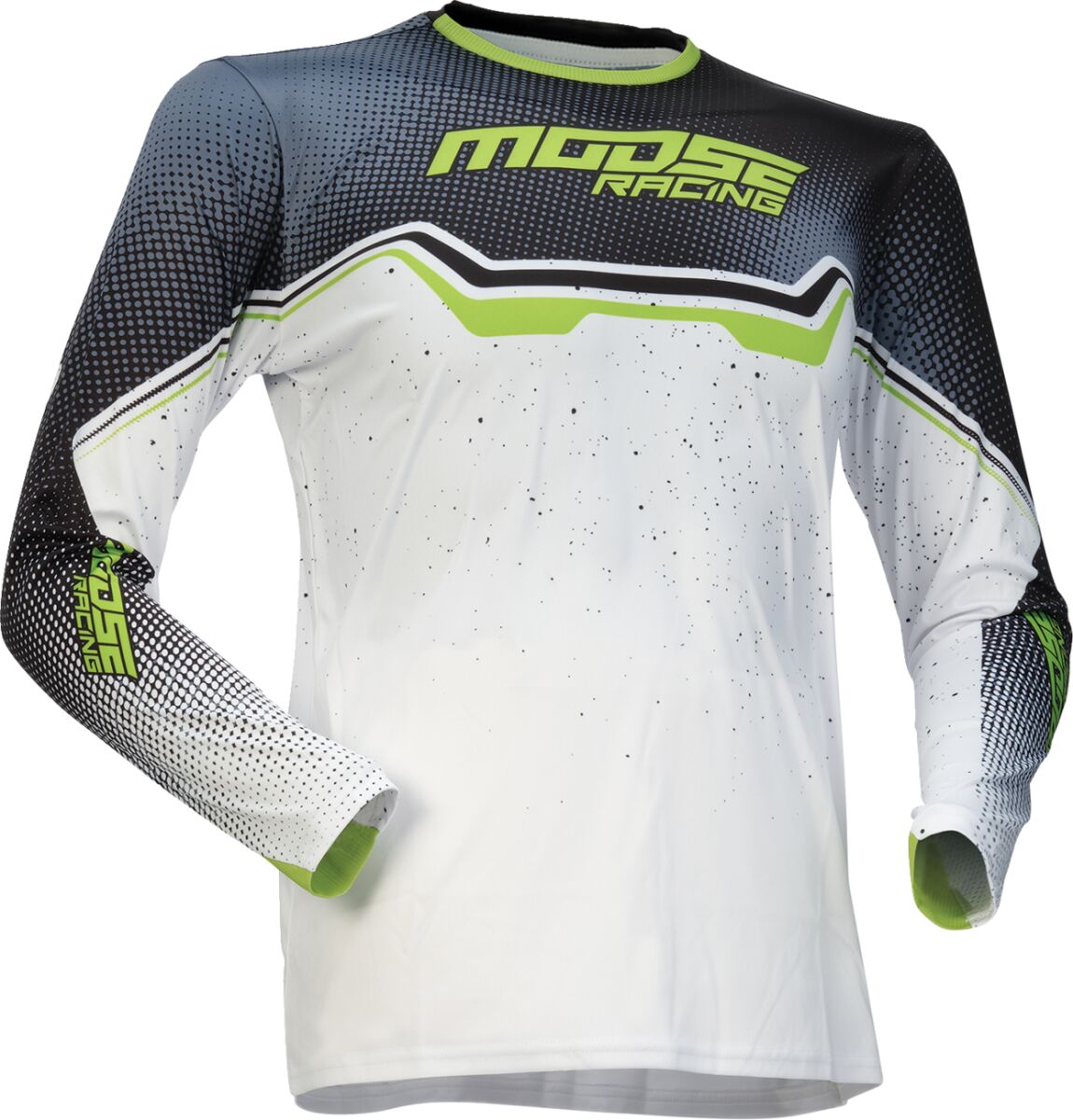 JERSEY YOUTH QUALIFIER WHITE/BLACK/GREEN MD