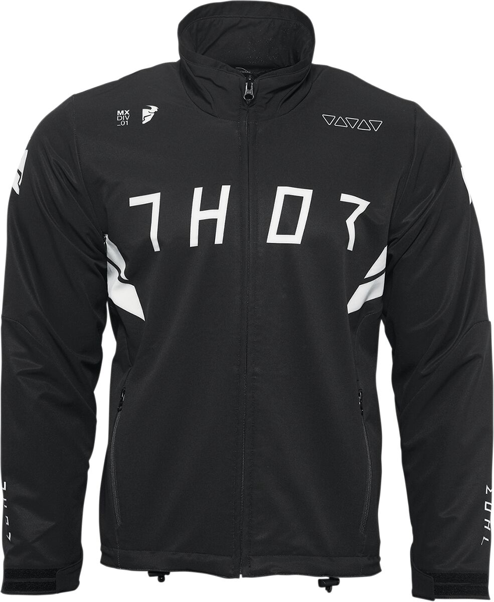 Warmup Jacket - Black/White - Small