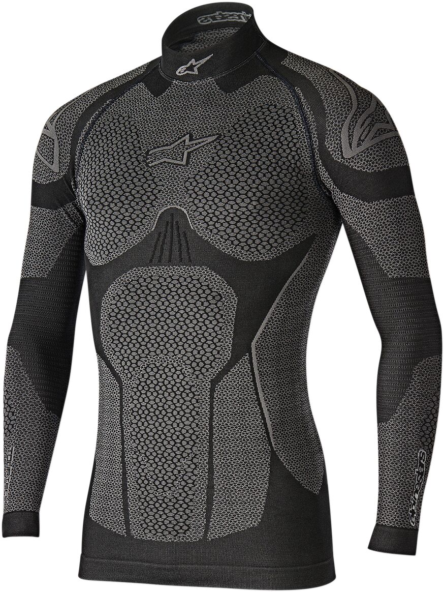 Ride Tech talvine pikkade varrukatega aluskihisärk, must/hall, XL/2XL