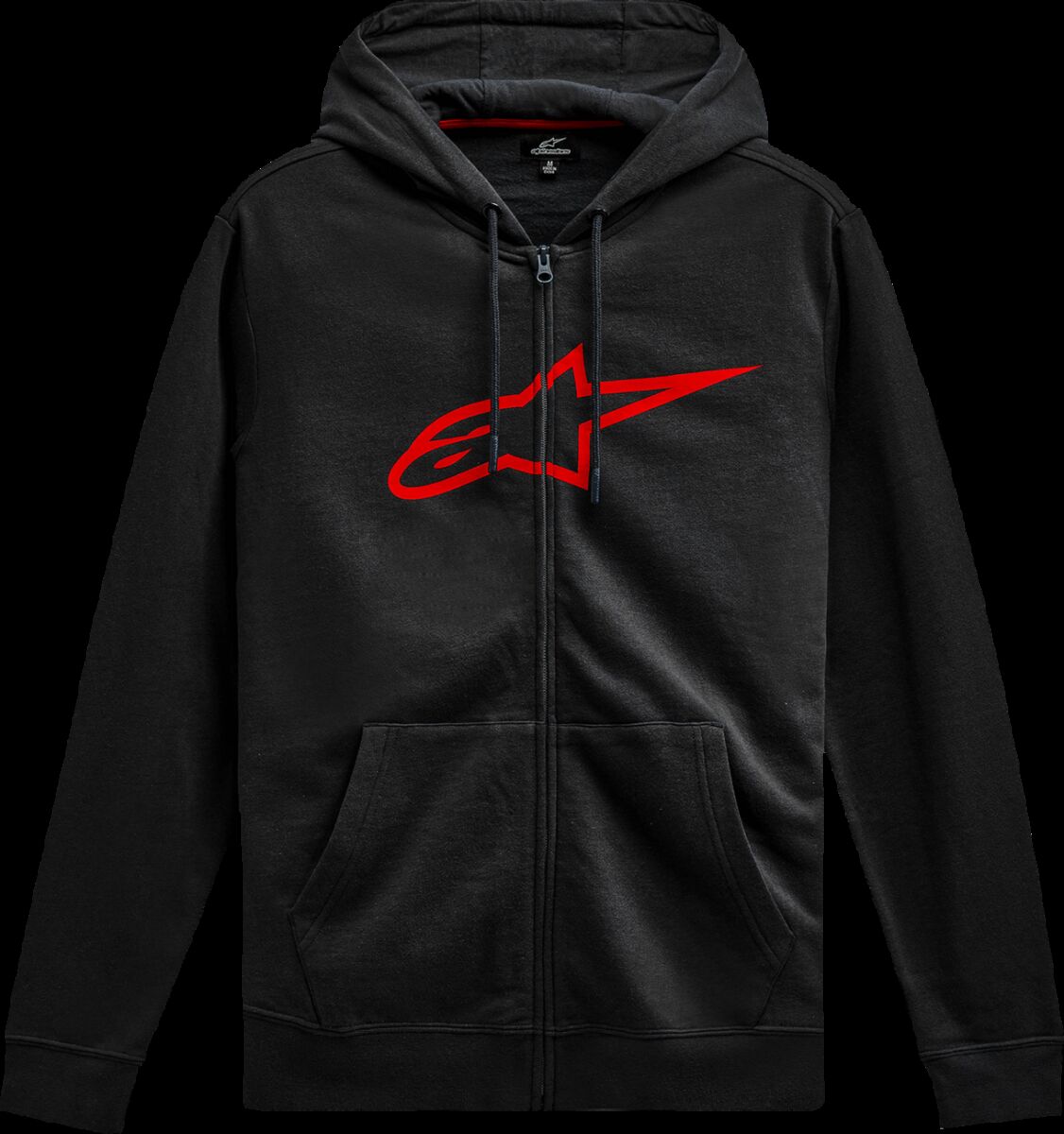 HOODIE ZIP AGELESS V3 BLK/RD 2X