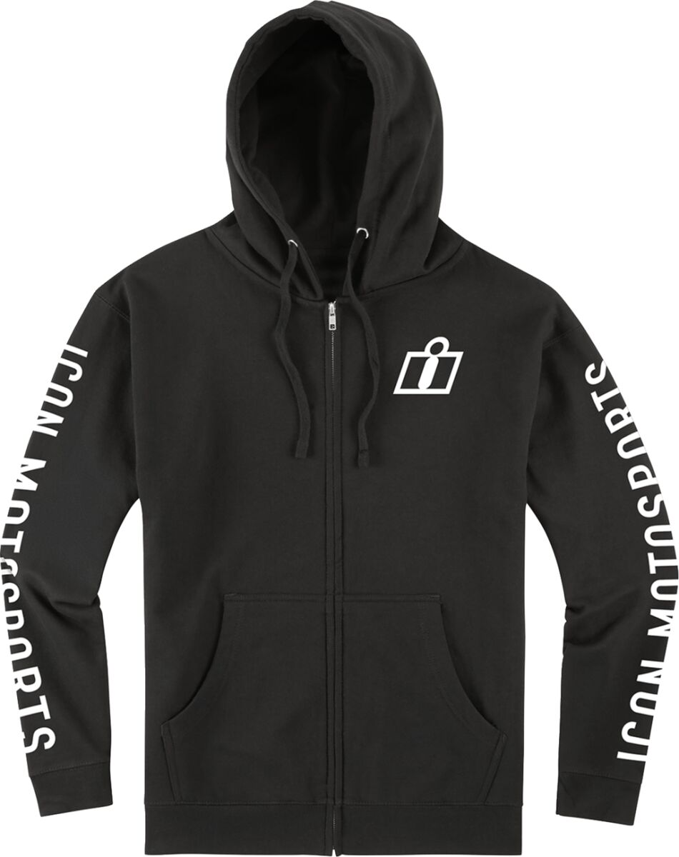 HOODIE ZIP CLASICON BLK 2X