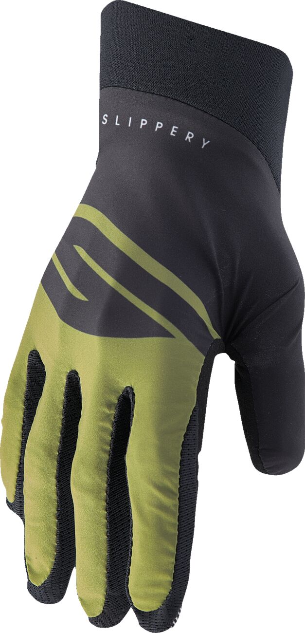 GLOVE FLEX LT OL/BK SM