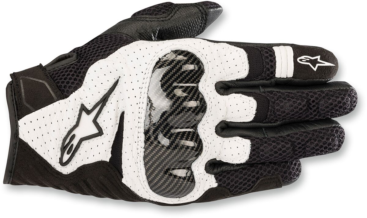 SMX-1 AIR V2 PERFORMANCE GLOVES BLACK/WHITE LARGE