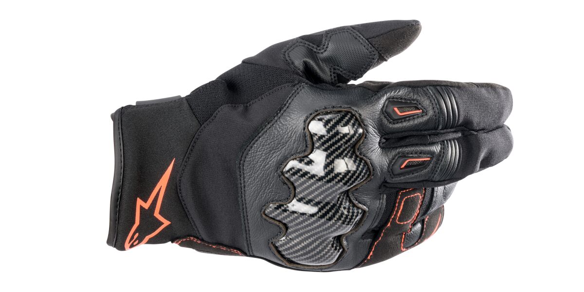 GLOVE SMX-1 WP BK/RD S