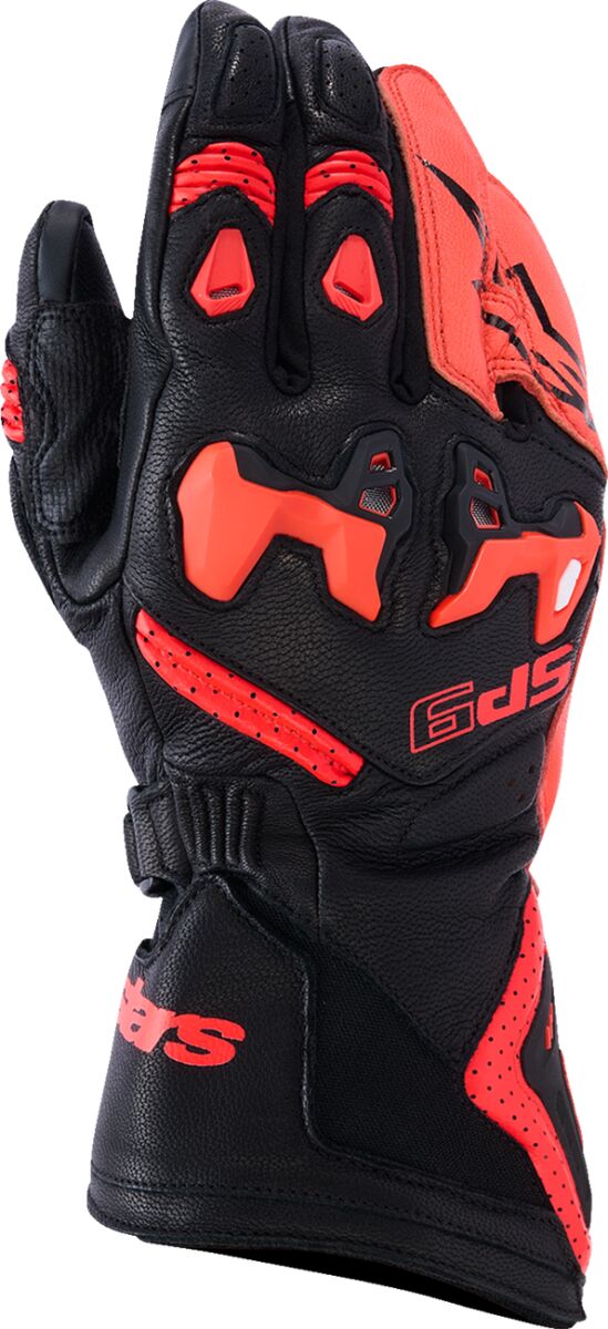 GLOVE SP-9 BLACK/RED FLUO 3XL
