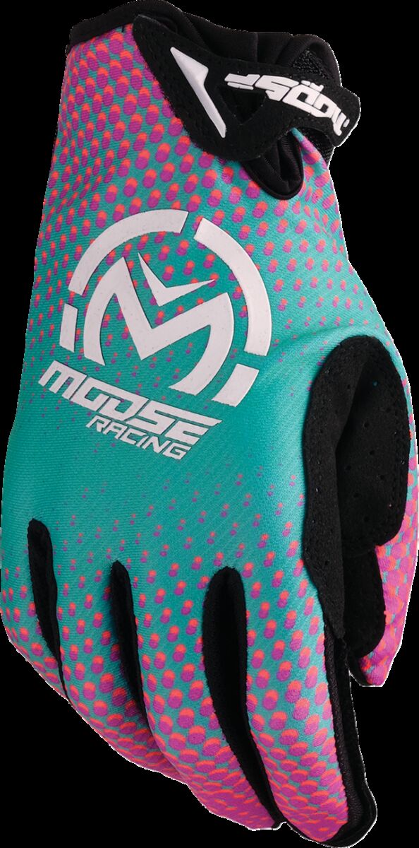 GLOVE SX1 PINK/PURPLE/TEAL LG