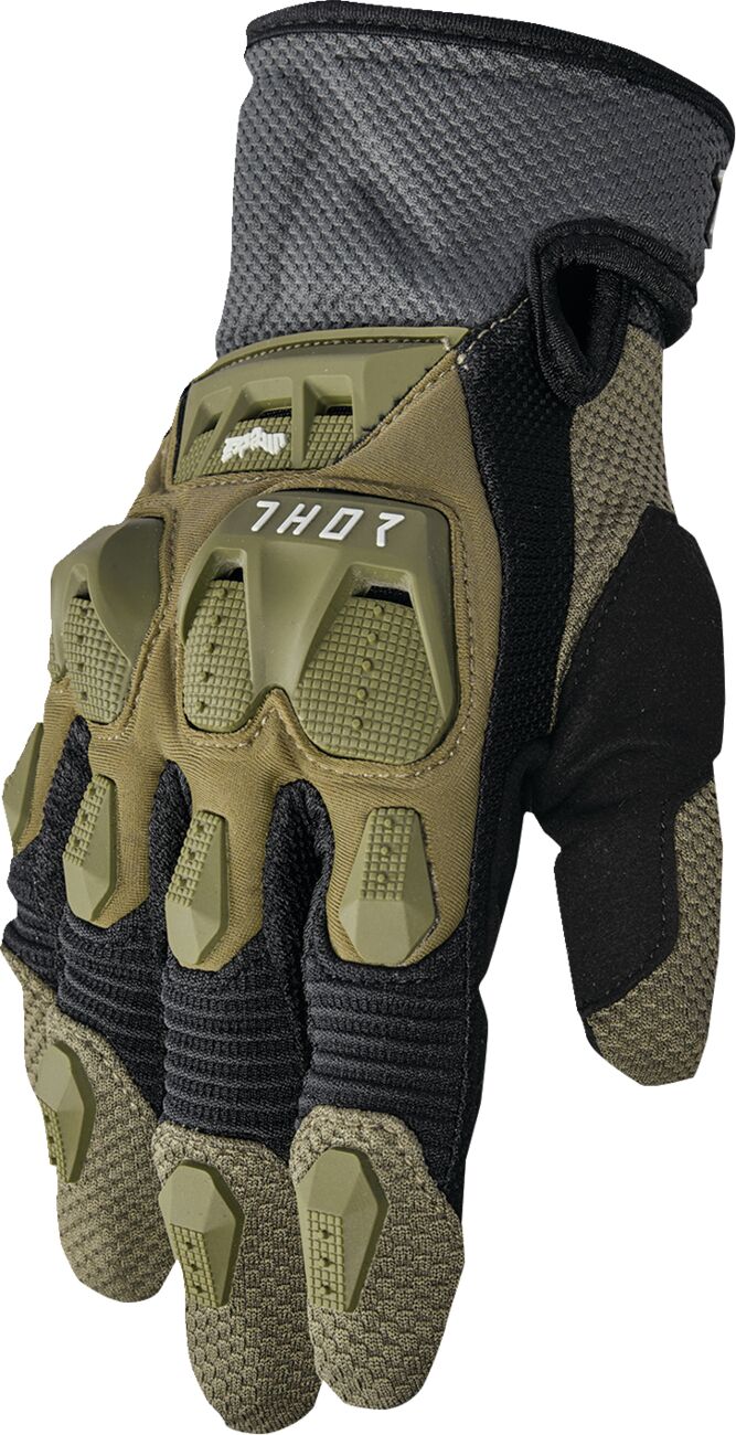 GLOVE TERRAIN ARMY/CHARCOAL LG